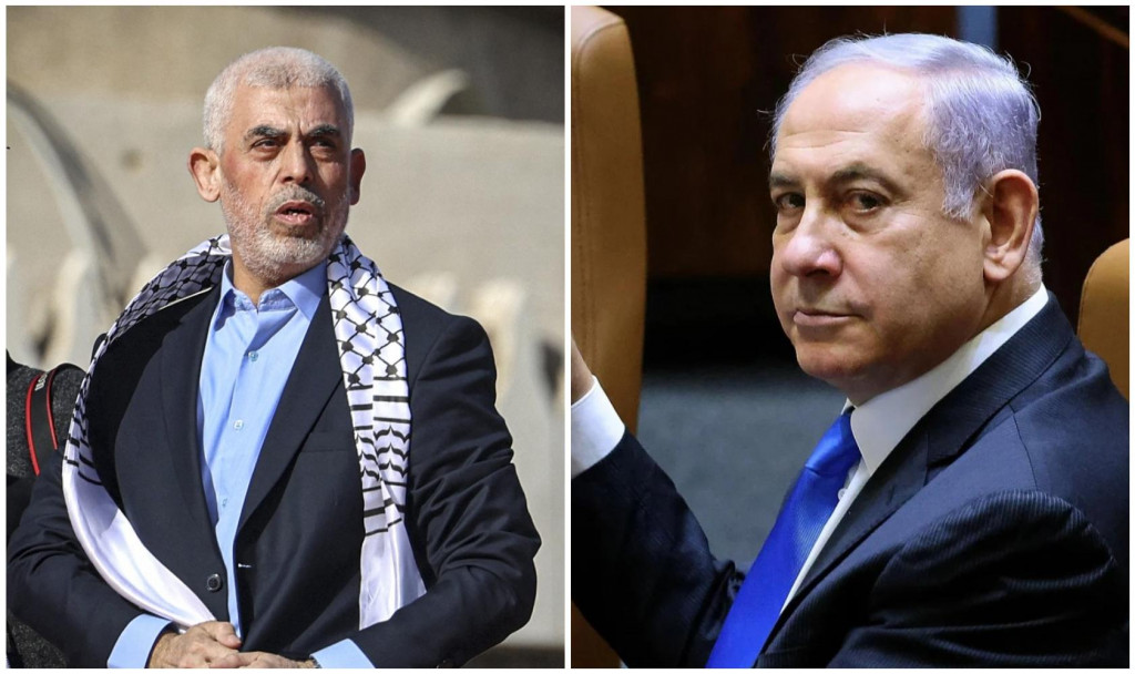 &lt;p&gt;Vođa Hamasa Yahye Sinwar i izraelskog premijera Benjamin Netanyahu &lt;/p&gt;
