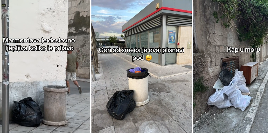 Slobodna Dalmacija VIDEO Ovako izgleda centar Splita na TikToku nastala svađa u komentarima