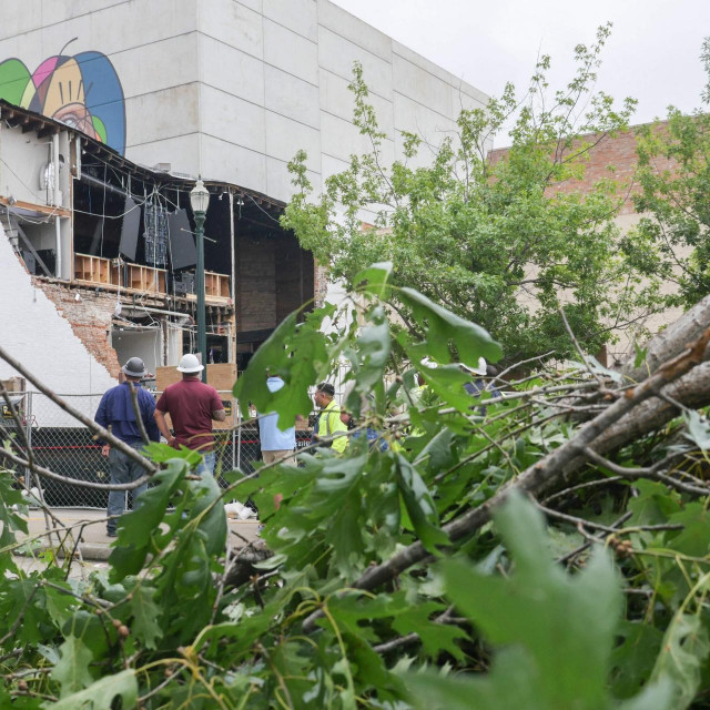 &lt;p&gt;The Conejo Malo club shows severe damage in Houston, Texas, on May 17, 2024, one day after the National Weather Service warned of ”severe” thunderstorms and possible tornadoes. Four people died in Texas on May 16 as heavy storms with winds up to 100 miles (160 kilometers) per hour lashed the southwestern US state, local authorities said. (Photo by Cécile Clocheret/AFP)&lt;/p&gt;