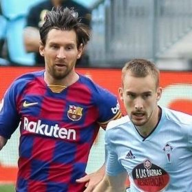 &lt;p&gt;Leo Messi (lijevo) i Filip Bradarić&lt;/p&gt;
