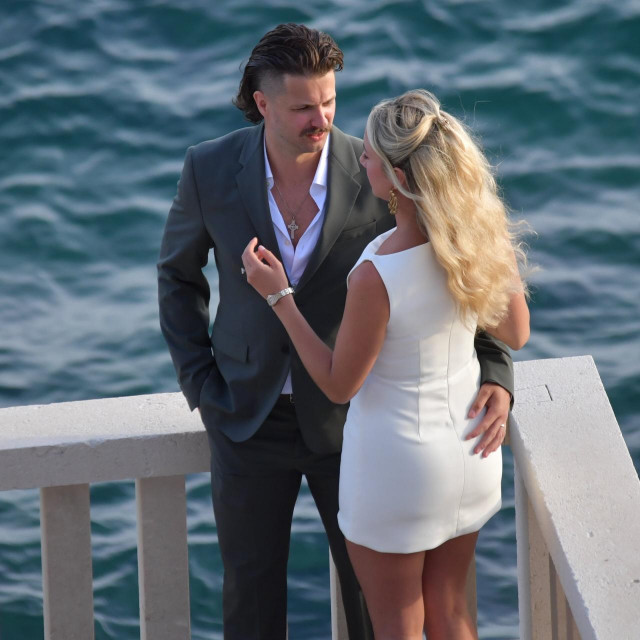 &lt;p&gt;Dubrovnik, 300524.&lt;br&gt;
Primanje gostiju za vjencanje Nicole Artukovich i Liama Stewarta na terasi palmi hotela Excelsior.&lt;br&gt;