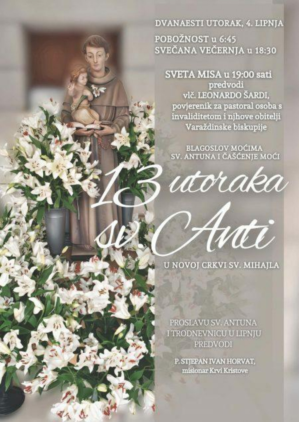 &lt;p&gt;Povjerenik za pastoral osoba s invaliditetom i njihovim obiteljima Varaždinske biskupije predvodi misu u župi sv. Mihajla u Dubrovniku&lt;/p&gt;