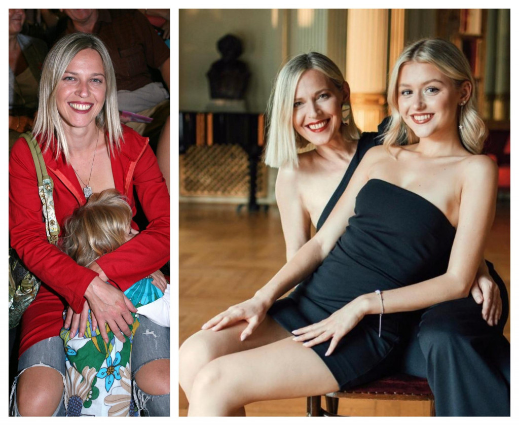 &lt;p&gt;Maja s kćerkicom Gitom 2009. na modnoj reviji i prošle godine, kad su pozirale za Gloriju&lt;/p&gt;