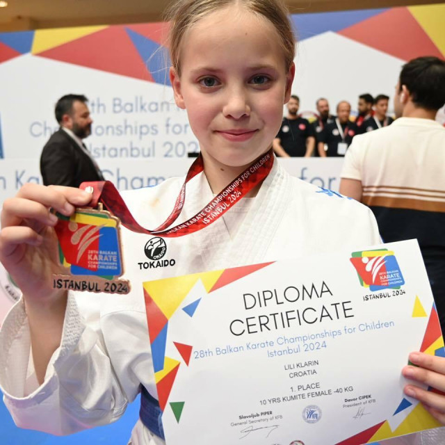 &lt;p&gt;Članica Karate kluba „Okit Vodice“, Lili Klarin bez ijednog izgubljenog poena osvojila je zlatnu medalju na Prvenstvu Balkana u Turskoj&lt;/p&gt;