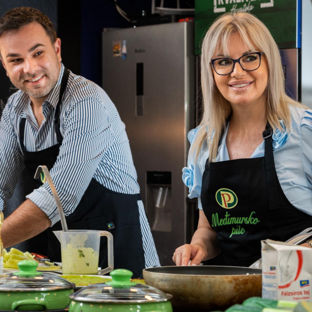 &lt;p&gt;Hrvoje Krolo i Lenka Gospodnetić, natjecatelji u cooking showu&lt;/p&gt;