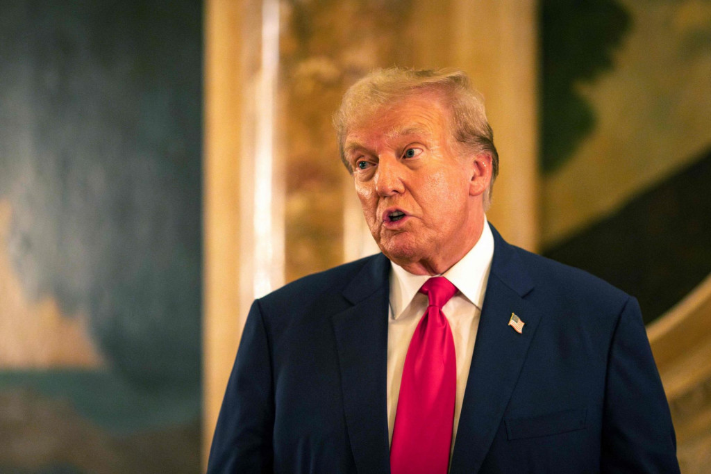 &lt;p&gt;WEST PALM BEACH, FLORIDA - JUNE 5: Former U.S. President Donald Trump speaks at a dinner at Mar-a-Lago on June 5, 2024 in West Palm Beach, Florida. Now that his criminal trial in New York has wrapped up, the former president has scheduled a number of fundraising events around the country to aid his presidential bid. Eva Marie Uzcategui/Getty Images/AFP (Photo by Eva Marie Uzcategui/GETTY IMAGES NORTH AMERICA/Getty Images via AFP)&lt;/p&gt;