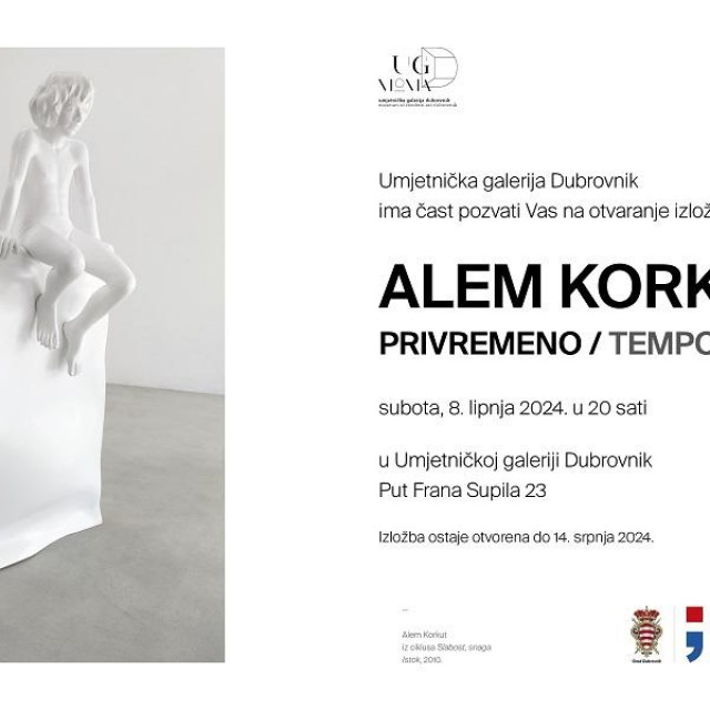 &lt;p&gt;Izložba ”Privremeno” kipara Alema Korkuta u Umjetničkoj galeriji Dubrovnik&lt;/p&gt;