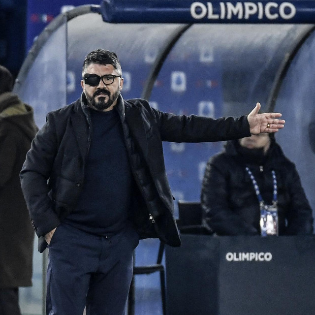 &lt;p&gt;Napoli‘s Italian coach Gennaro Gattuso (C) gestures during the Italian Serie A football match Lazio vs Napoli on December 20, 2020 at the Olympic stadium in Rome. (Photo by Filippo MONTEFORTE/AFP)&lt;/p&gt;