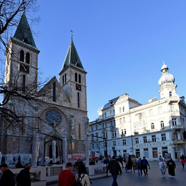 &lt;p&gt;Katedrala Srca Isusovog u Sarajevu bila je mjesto incidenta&lt;/p&gt;