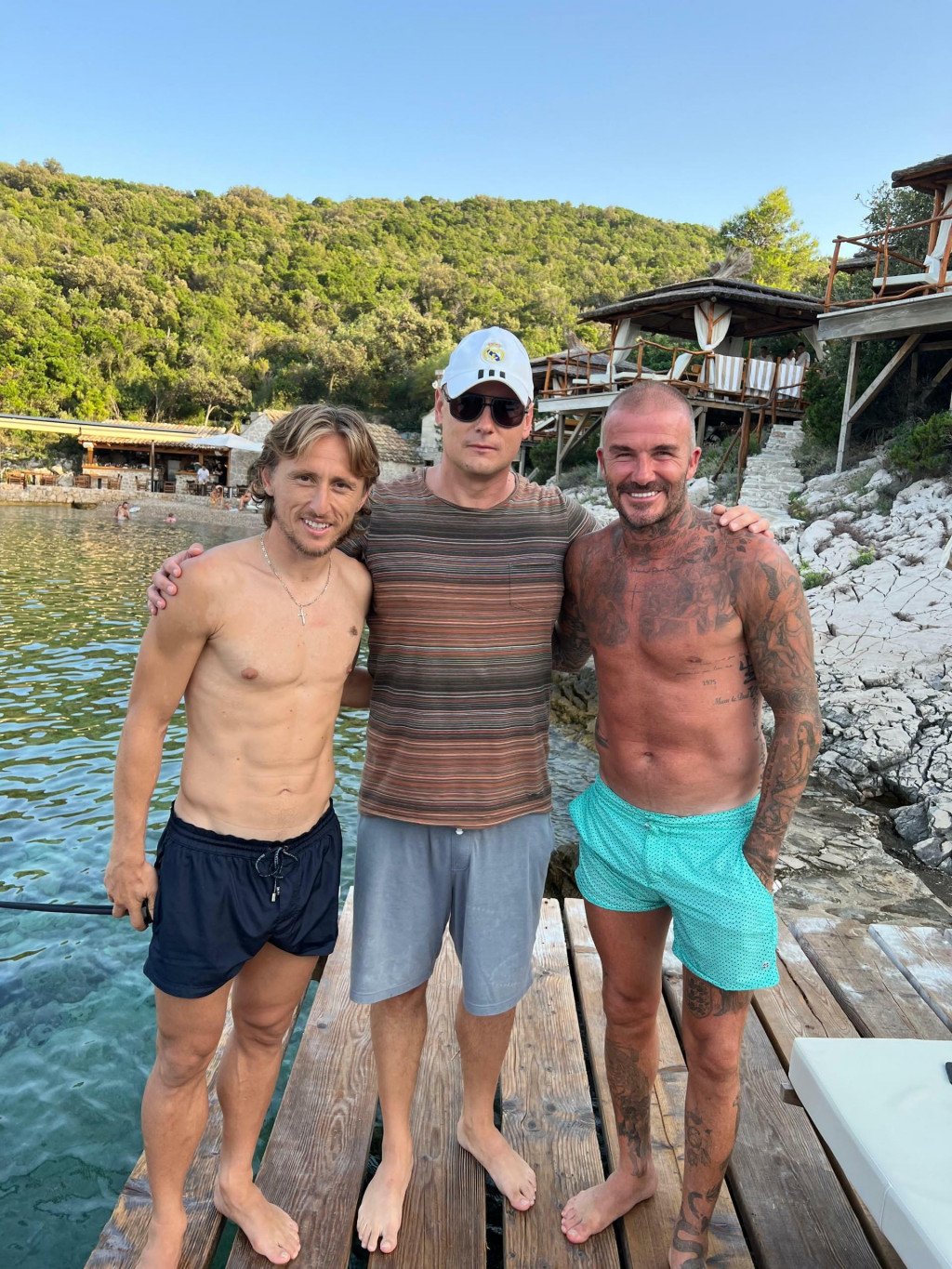 &lt;p&gt;Vicenco Blagaić s dvije svjetske zvijezde, Lukom Modrićem i Davidom Beckhamom&lt;/p&gt;