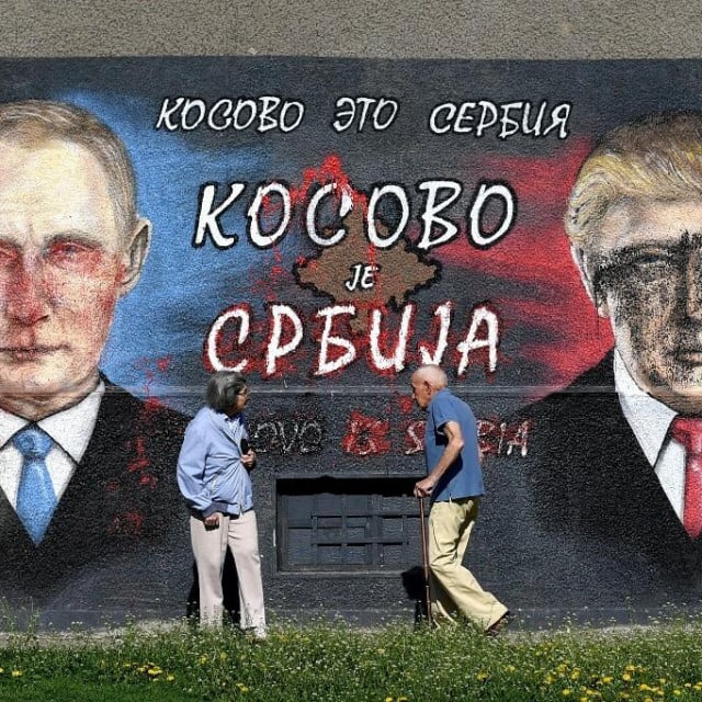 &lt;p&gt; Beogradski mural Putina i Trumpa, rat na Balkanu ovisi o njihovom upravljanju moćnim državama&lt;/p&gt;