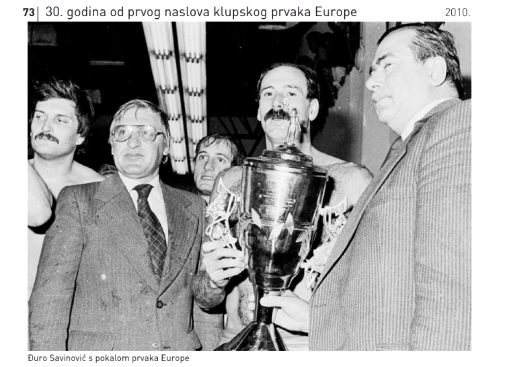 &lt;p&gt;Nezaboravni 7. prosinca 1980. godine - vaterpolisti Juga su prvi put prvaci Europe (Milovan Tomić, Antun Margaretić, Luko Vuletić, Đuro Savinović i Ante Lambaša)&lt;/p&gt;