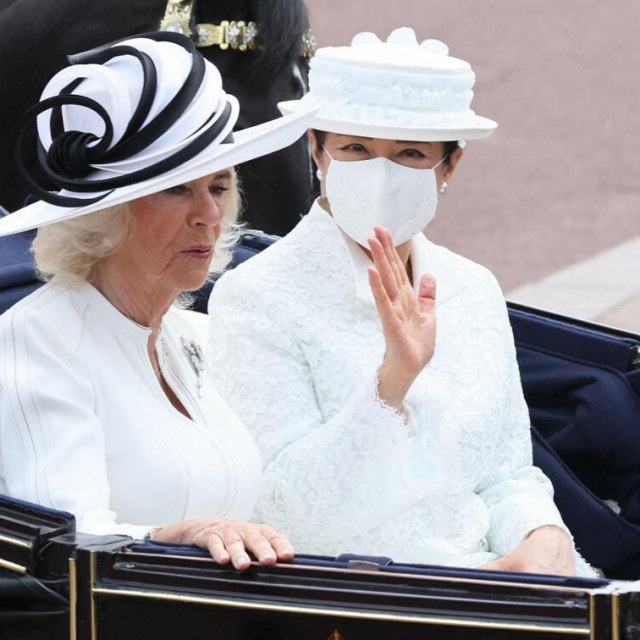 &lt;p&gt;Britanska kraljica Camilla i japanska carica Masako u Londonu&lt;/p&gt;