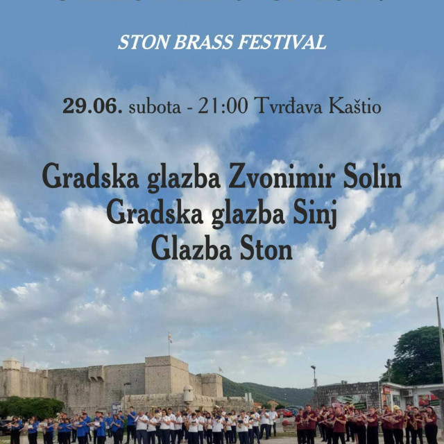 &lt;p&gt;&lt;br&gt;
Festival puhačkih orkestara ovu subotu u Stonu&lt;/p&gt;