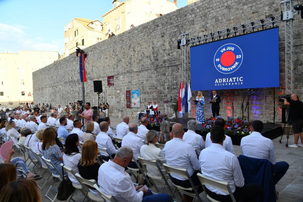 &lt;p&gt;Dubrovnik, 270624.&lt;br&gt;
Stara gradska luka.&lt;br&gt;
Svecana proslava 100 godina VK Jug Adriatic osiguranje.&lt;br&gt;