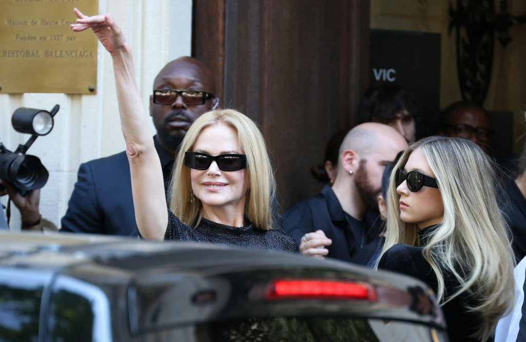 &lt;p&gt;Nicole Kidman i Sunday Rose prije početka revije Balenciaga&lt;/p&gt;
