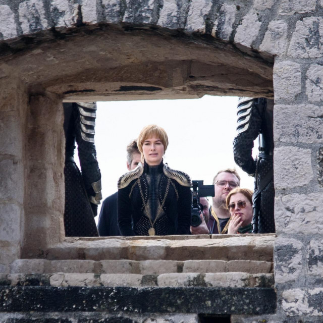 &lt;p&gt;Kraljica Cersei Lannister (Lena Headey) u sceni koja se snimala u Dubrovniku&lt;/p&gt;