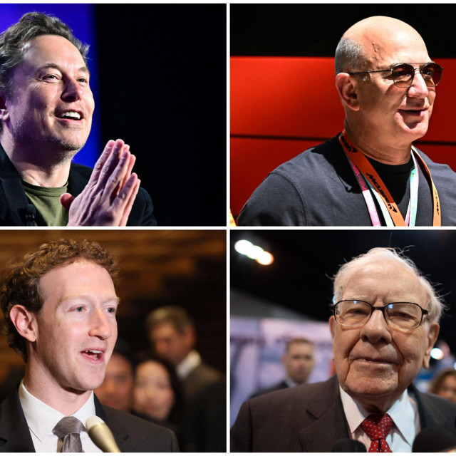 &lt;p&gt;Elon Musk, Jeff Bezos, Mark Zuckerberg i Warren Buffet&lt;/p&gt;