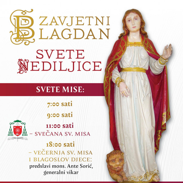 <p>blagdan svete nediljice</p>