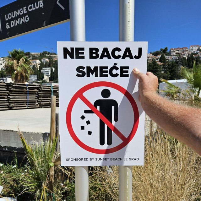 &lt;p&gt;Upozorenja na plaži Sumratin&lt;/p&gt;