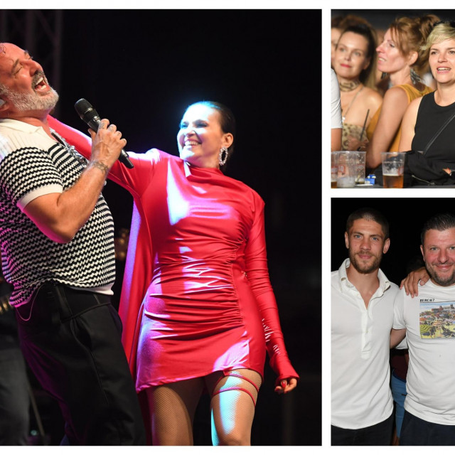 <p>Tony Cetinski i Nina Badrić održali su na &scaron;ibenskom &Scaron;ubićevcu koncert, na kojem su, između ostalih, uživali i Andrej Kramarić i Mario Carević</p>