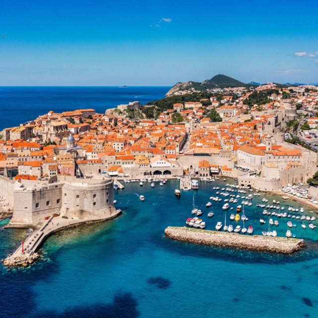 &lt;p&gt;The aerial view of Dubrovnik, a city in southern Croatia fronting the Adriatic Sea, Europe. Old city center of famous town Dubrovnik, Croatia. Dubrovnik historic city of Croatia in Dalmatia.&lt;/p&gt;