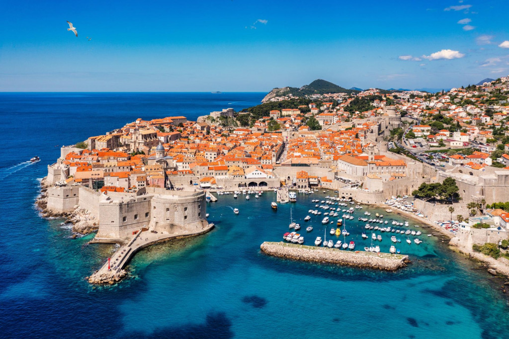 &lt;p&gt;The aerial view of Dubrovnik, a city in southern Croatia fronting the Adriatic Sea, Europe. Old city center of famous town Dubrovnik, Croatia. Dubrovnik historic city of Croatia in Dalmatia.&lt;/p&gt;