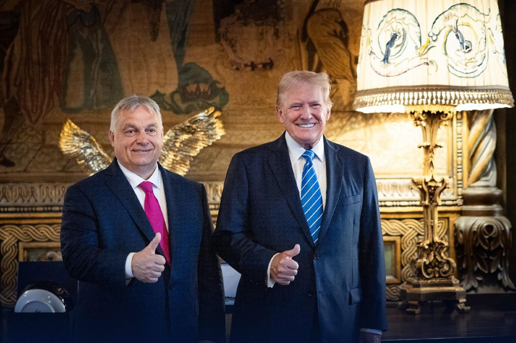 &lt;p&gt;Viktor Orban i Donald Trump na Floridi, od njihovih dignutih palčeva mnogima se diže kosa na glavi&lt;/p&gt;