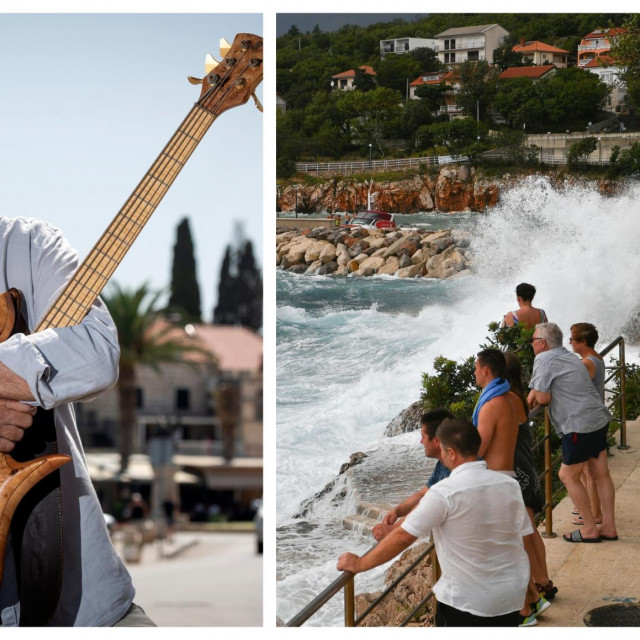 &lt;p&gt;Goran Franjic Njoko, frontman Oliverove prateće grupe Dupini (lijevo) i Novi Vinodolski, gdje će biti koncert&lt;/p&gt;