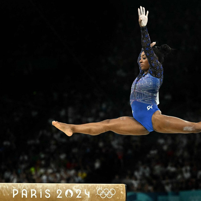 &lt;p&gt;Simone Biles u Bercy Areni u Parizu&lt;/p&gt;