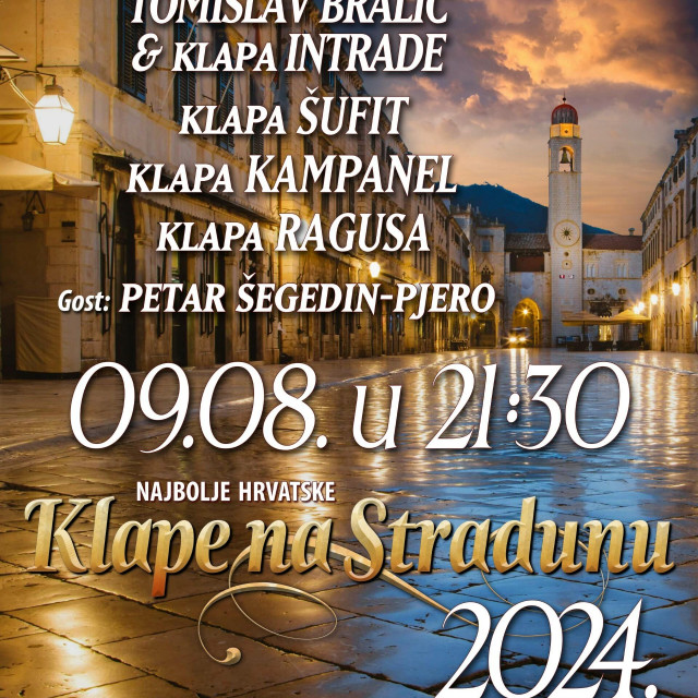 &lt;p&gt;Klape će se i 12. godinu zaredom okupiti na Stardunu&lt;/p&gt;