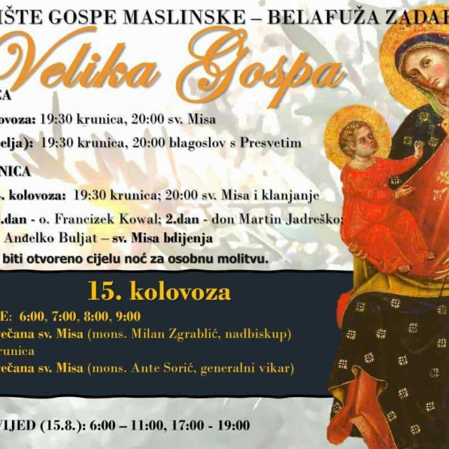 &lt;p&gt;Velika Gospa Belafuža&lt;/p&gt;