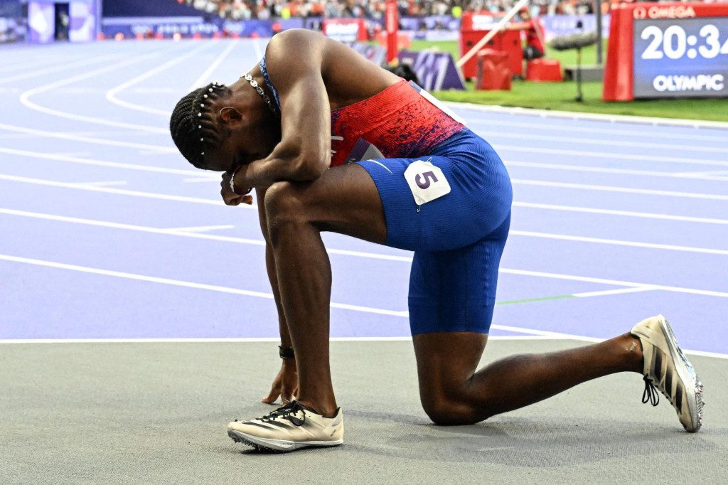 &lt;p&gt;Noah Lyles&lt;/p&gt;