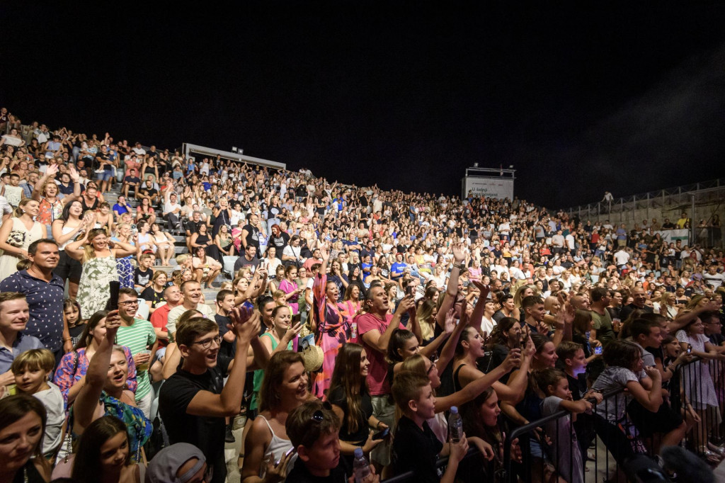 &lt;p&gt;Sibenik, 160824.&lt;br&gt;
Vojko V, Baby Lasagna i Nipplepeople odrzali koncert na Tvrdjavi sv. Mihovil.&lt;br&gt;
Na fotografiji: Vojko V.&lt;br&gt;