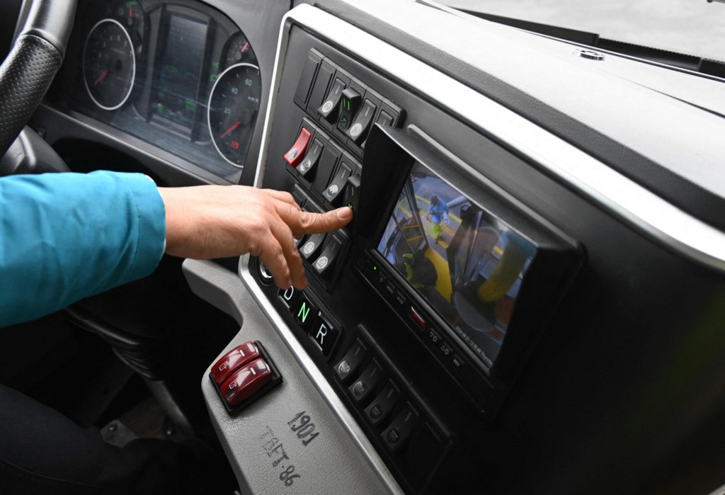 &lt;p&gt;Driver Magdalena Canales starts an electric Chinese-made bus, at the Med Bus terminal in Santiago, on August 1, 2024. Chinese car manufacturers dominate the Chilean market, considered the most competitive in the world with eighty brands from 28 origins, being that Chinese cars already account for almost 40% of the booming automotive market. (Photo by RODRIGO ARANGUA/AFP)&lt;/p&gt;