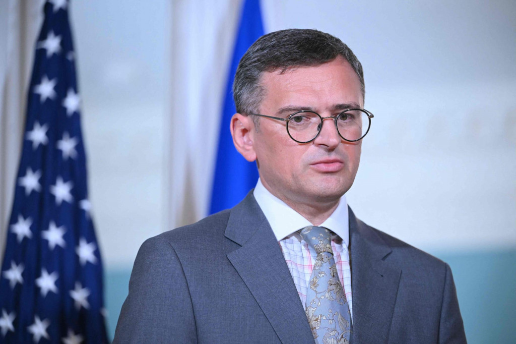 &lt;p&gt;Ukrainian Foreign Minister Dmytro Kuleba speaks to the press as he meets with US Secretary of State Antony Blinken at the US State Department in Washington, DC, on July 9, 2024. (Photo by Mandel NGAN/AFP)&lt;/p&gt;