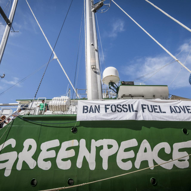 &lt;p&gt;Greenpeacov brod Rainbow Warrior u šibenskoj luci (arhiva)&lt;/p&gt;