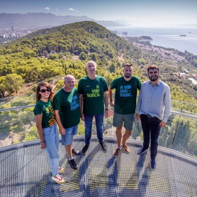 &lt;p&gt;Antonija Eremut Erceg, Antonio Kuzmanić, Ivica Puljak, Bojan Ivošević i Stipe Čogelja na otvorenju nove promatračnice na Marjanu&lt;/p&gt;