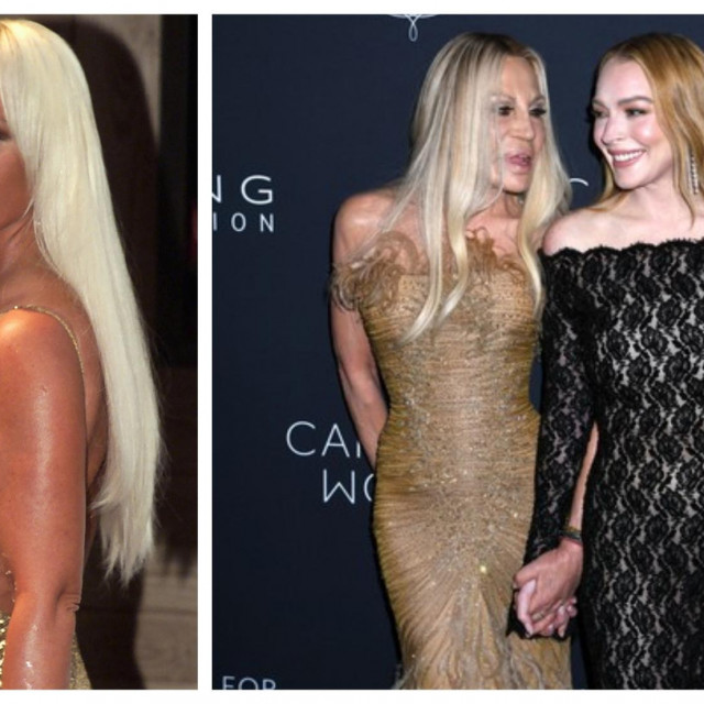 &lt;p&gt;Donatella Versace nekad i sad&lt;/p&gt;