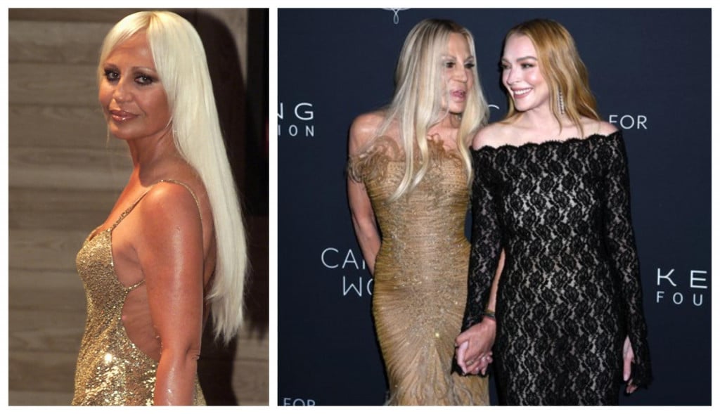 &lt;p&gt;Donatella Versace nekad i sad&lt;/p&gt;