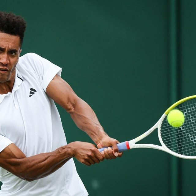 &lt;p&gt;Američki tenisač Michael Mmoh na Wimbledonu 2023.&lt;/p&gt;