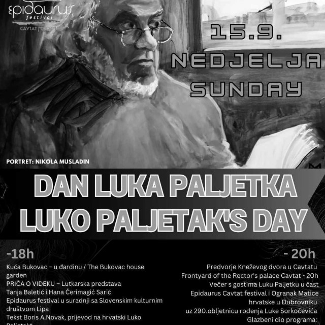 &lt;p&gt;Dan Luka Paljetka: Epidaurus Cavtat Festival odaje počast našem velikanu&lt;/p&gt;