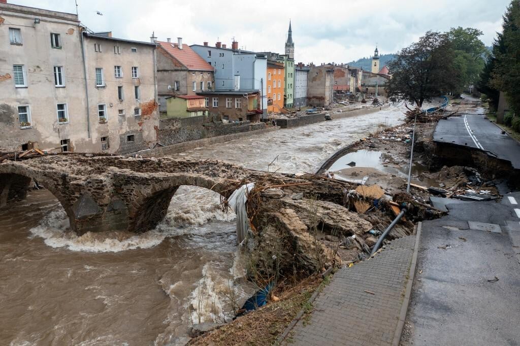 &lt;p&gt;Ladek Zdroj, uništeni most na rijeci Biala Ladecka&lt;/p&gt;