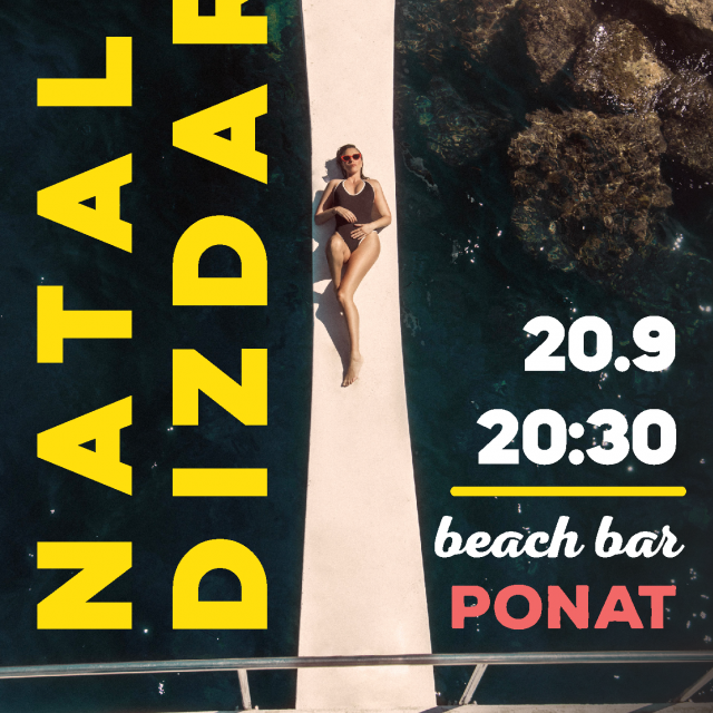 &lt;p&gt;Natali Dizdar nastupit će u petak 20. rujna u Beach Baru Ponat&lt;/p&gt;