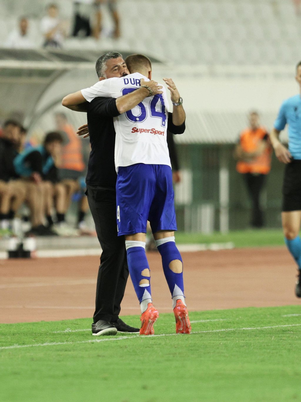 &lt;p&gt;Split, 210924.&lt;br&gt;
Stadion Poljud.&lt;br&gt;
HNK Hajduk Split - HNK Gorica, utakmica 7. kola SuperSport HNL-a.&lt;br&gt;
Na fotografiji: Gennaro Gattuso i Bruno Durdov.&lt;br&gt;