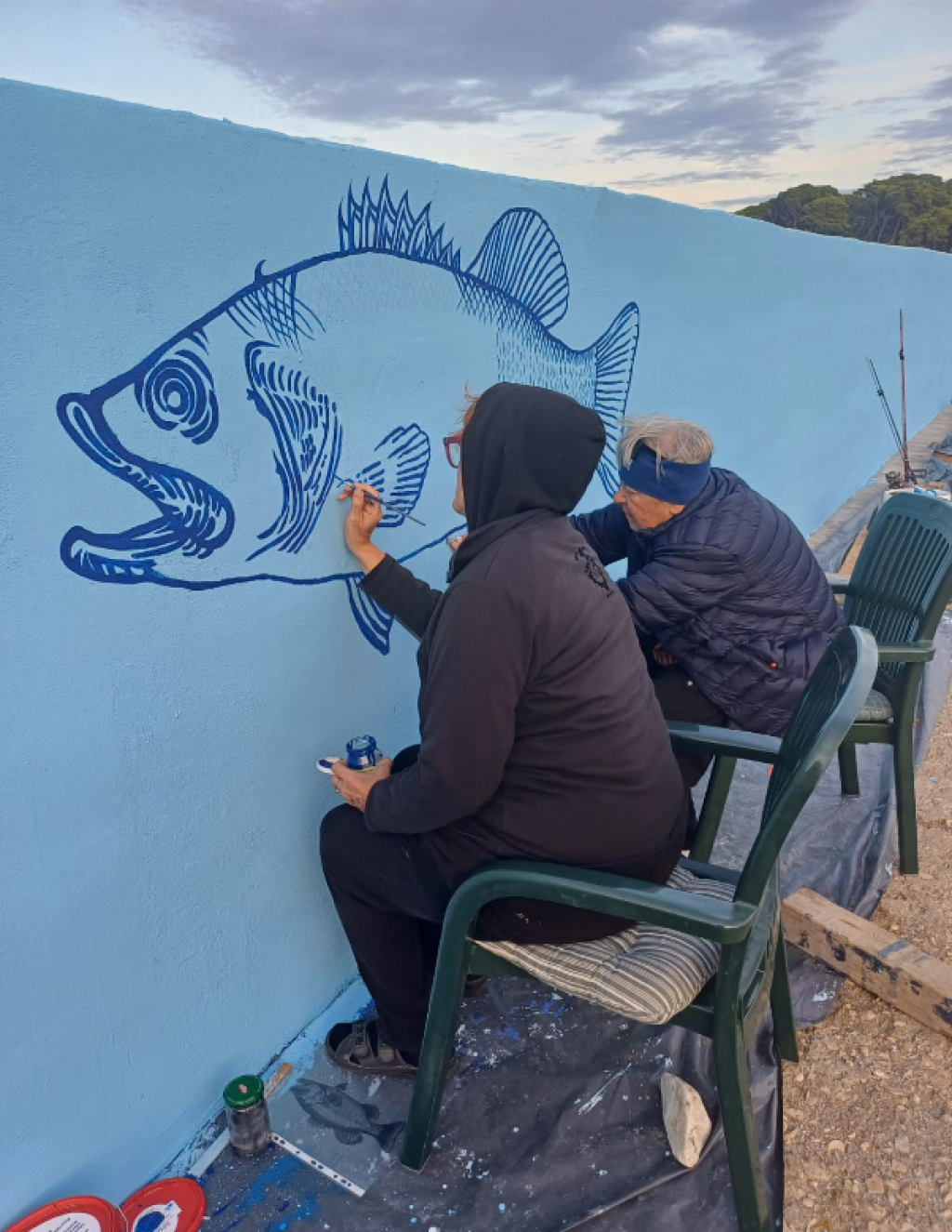 &lt;p&gt;Veliki mural u Batalaži posvećen morskoj flori i fauni&lt;/p&gt;