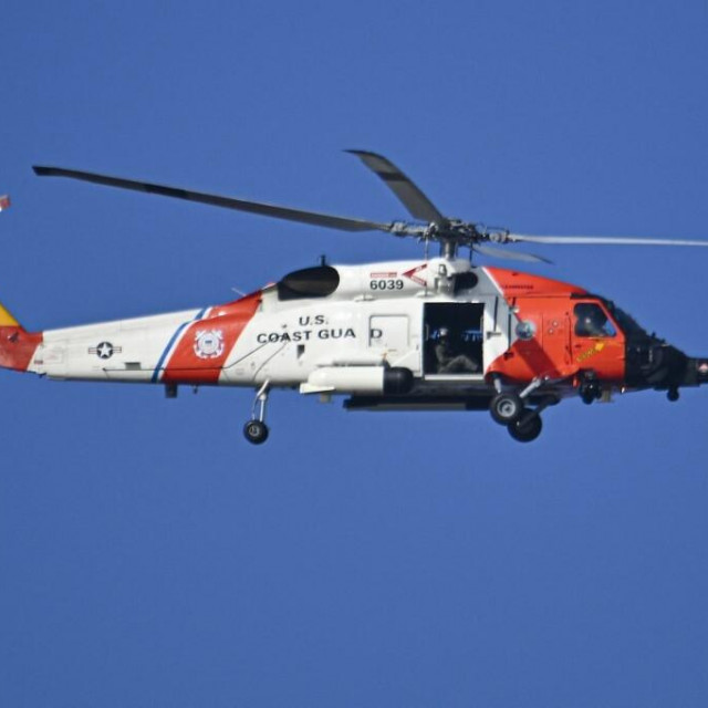 &lt;p&gt;A coast guard helicopter flies above Cedar Key, Florida, on September 27, 2024 after Hurricane Helene made landfall. Hurricane Helene weakened on September 27 hours after it made landfall in the US state of Florida, with officials warning the storm remained ”extremely dangerous” as it surged inland, leaving flooded roads and homes in its wake. (Photo by Miguel Rodriguez/AFP)&lt;/p&gt;