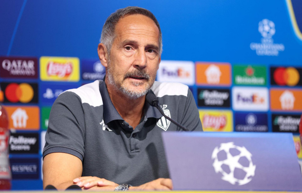 &lt;p&gt;Monaco�s Austrian head coach Adi Hutter attends a press conference in Zagreb, on October 1, 2024, on the eve of the UEFA Champions League 1st round football match between GNK Dinamo Zagreb and AS Monaco. (Photo by DAMIR SENCAR/AFP)&lt;/p&gt;