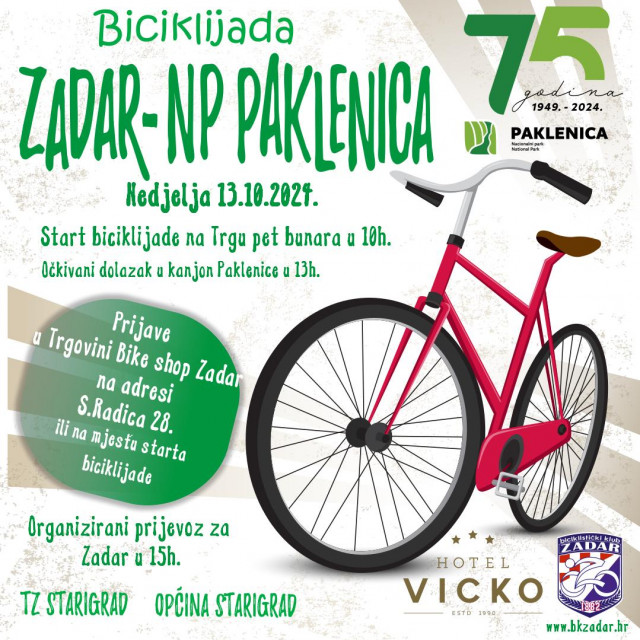 &lt;p&gt;zadar-NP Paklenica biciklijada&lt;/p&gt;