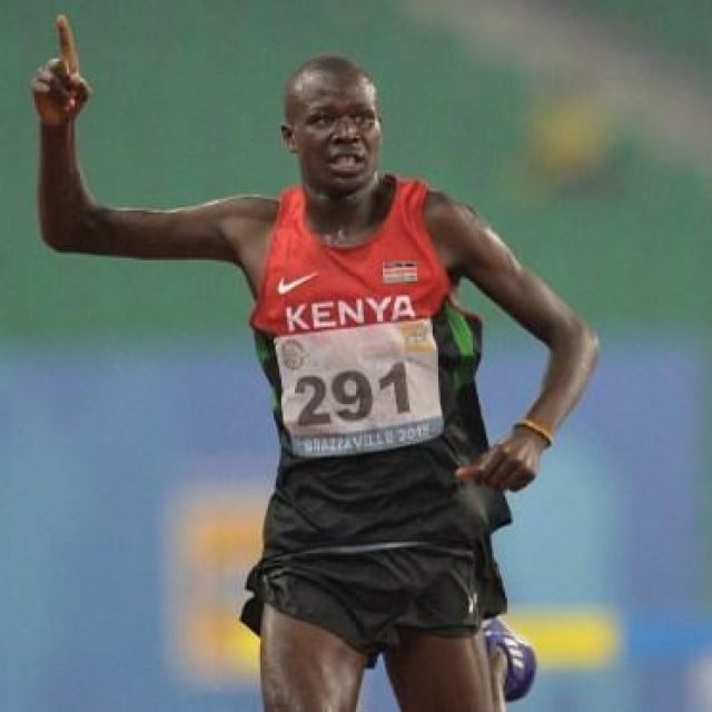 &lt;p&gt;Clement Kemboi u trenucima najvećeg slavlja, osvjanja prvenstva Afrike&lt;/p&gt;